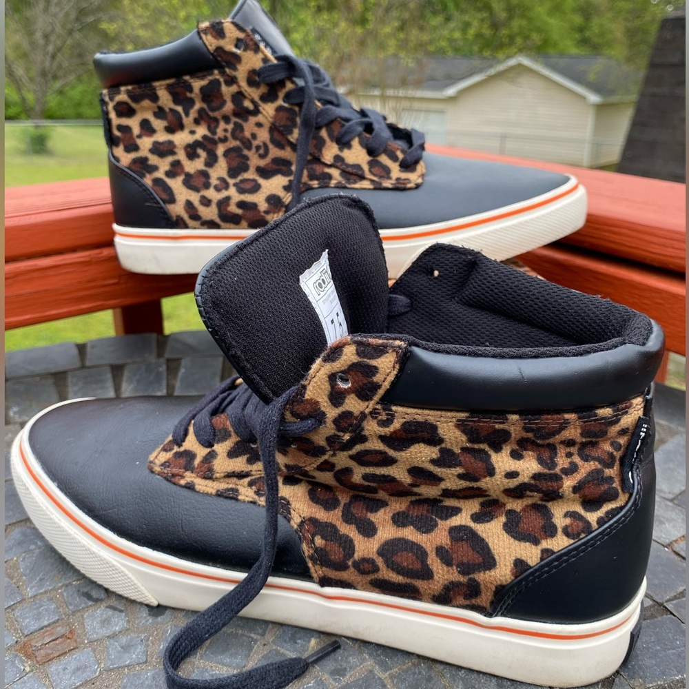 Radii Leopard Print HighTop Sneakers